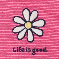 Women's Life Is Good Daisy Hoodie -Fashion Clothing Shop life is good womens daisy hoodie 89718 raspberry pink detail 49201.1683826483
