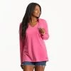 Women's Life Is Good Daisy Hoodie -Fashion Clothing Shop life is good womens daisy hoodie 89718 raspberry pink main 11444.1683826483