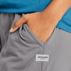 Women's Life Is Good Crusher-Flex Pants -Fashion Clothing Shop life is good womens solid crusher flex pant 75567 slate gray side 18596.1683748030