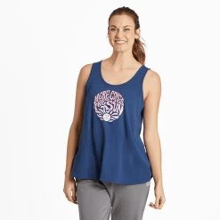 Women's Life Is Good Here Comes The Sun Tank