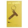 Lucky Brand Glitter Keychain - T -Fashion Clothing Shop lucky feather Glitter keychain GKEY.LT .T T 93336.1663948542