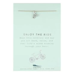 Lucky Feather New Moon Enjoy Necklace