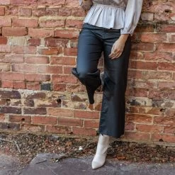 Women's Mavi Paloma Wide Leg Jeather Pant 9 Women's Mavi Paloma Wide Leg Jeather Pant -Fashion Clothing Shop mavi womens paloma black leather pant M1010114 81837 lifestyle 45343.1671571744