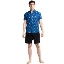 Men's Bermies Performance Shirt -Fashion Clothing Shop mens bermies performance shirt miami lifestyle front 18622.1643640800