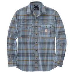 Men's Carhartt Lightweight Rugged Flex Plaid Shirt -Fashion Clothing Shop mens carhartt lightweight rugged flex plaid shirt 105437 H73ABLUE flat 19619.1664901672