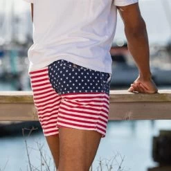 Men's Chubbies 5.5" The 'Mericas Cotton Swim Trunks -Fashion Clothing Shop mens chubbies 5.5 the mericas cotton swim 001201 12 back lifestyle 85133.1621886428