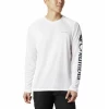 Columbia Sportswear Men's Columbia Long Sleeve Fork Stream Performance Shirt -Fashion Clothing Shop mens columbia fork stream long sleeve shirt 1693571 103white front 24991.1677775290