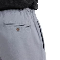 Men's Free Fly 7" Stretch Canvas Short -Fashion Clothing Shop mens free fly 7in stretch canvas short MCVSH7 310SLATE back pocket closeup 12774.1648244890