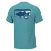 Men's Huk Short Sleeve Bass Banner Tee