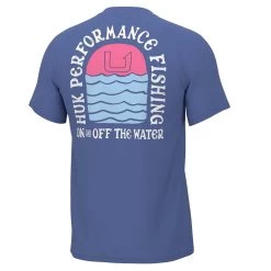 Men's Huk Short Sleeve Sun And Surf Tee