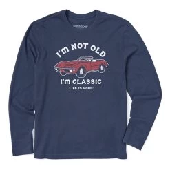 Men's Life Is Good I'm Not Old Sports Car Tee