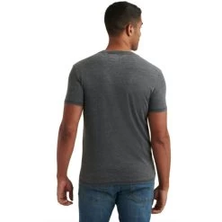 Men's Lucky Brand Buffalo Tee -Fashion Clothing Shop mens lucky buffalo short sleeve tee 7M84577 9JB jet black back 17255.1632249207