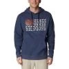 Columbia Sportswear Men's Columbia PHG Game Flag II Hoodie -Fashion Clothing Shop mens phg game flag II hoodie 2013311 492 zinc main 95220.1667243737