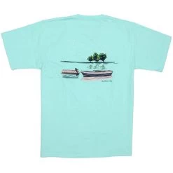 Men's Properly Tied Short Sleeve Boat Dock Tee - Seafoam