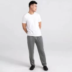 Men's SAXX 22nd Century Silk T-Shirt -Fashion Clothing Shop mens saxx 22nd century silk short sleeve tee sxsc67 whi white lifestyle 56858.1667856663