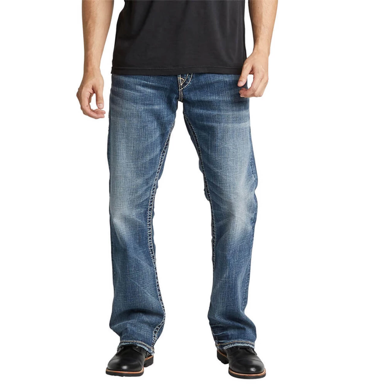 Men's Silver® Jeans Co. Zac Relaxed Fit Jean 3 Men's Silver® Jeans Co. Zac Relaxed Fit Jean