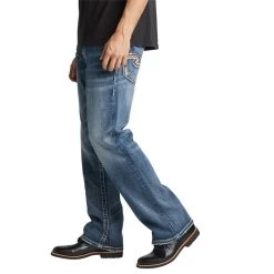 Men's Silver® Jeans Co. Zac Relaxed Fit Jean 6 Men's Silver® Jeans Co. Zac Relaxed Fit Jean -Fashion Clothing Shop mens silver zac M42408 LD191 indigo side 85274.1626121932