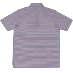 Men's Southern Marsh Bermuda Chenier Stripe Performance Polo Shirt -Fashion Clothing Shop mens southern marsh bermuda performance polo chenier stripe FBPC back 60133.1659563312