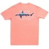 Men's Southern Marsh FieldTec Performance Short Sleeve Tee-Hammerhead -Fashion Clothing Shop mens southern marsh fieldtec heathered hammerhead t shirt FHHH CRL coral 97904.1645628734