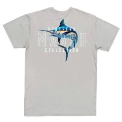 Men's Southern Marsh FieldTec Performance Short Sleeve Tee- Swordfish