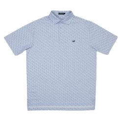 Men's Southern Marsh Flyline Performance Polo - Palm & Pineapples