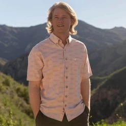 Men's Southern Marsh Pescado Linen Short Sleeve Button Down Shirt -Fashion Clothing Shop mens southern marsh pescado linen short sleeve button down shirt VPSC CAM camellia lifestyle 64713.1649867941