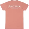 Women's Southern Marsh SEAWASH Waves Short SLeeve T-Shirt -Fashion Clothing Shop mens southern marsh short sleeve seawash tee waves TWWV CRL back 16529.1611938408