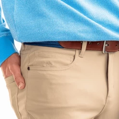 Men's Southern Tide Intercoastal Performance Pant - Sandstone Khaki -Fashion Clothing Shop mens southern tide intercoastal performance pant 4115 sandstone khaki front detail 40454.1619801692