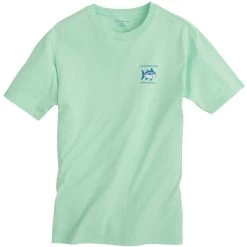 Men's Southern Tide Short Sleeve Original Skipjack Tee -Fashion Clothing Shop mens southern tide original skipjack short sleeve t shirt 1610 OFSHRGRN offshore green front 78848.1646929506