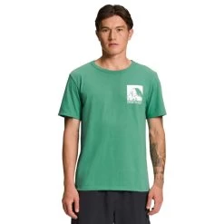Men's The North Face 1966 Ringer T-Shirt -Fashion Clothing Shop mens the north face 1966 ringer tee NF0A811B green front 79357.1681334661