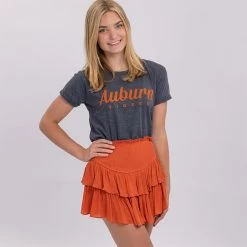 Women's Mustard Seed Ruffle Mini Skirt 12 Women's Mustard Seed Ruffle Mini Skirt -Fashion Clothing Shop mustardseedwomensruffle mini skirts16326rust 79826.1659453161