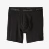 Men's Patagonia 6" Essentail Boxer Brief -Fashion Clothing Shop patagonia mens 6 essential boxer brief 32560 blk black 76163.1605286053