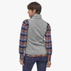 Women's Patagonia Better Sweater Fleece Vest 7 Women's Patagonia Better Sweater Fleece Vest -Fashion Clothing Shop patagonia womens better sweater vest 25887 bcw birch white lifestlye back 53651.1627331241