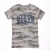 Women's Pressbox Auburn Camo Austin Top