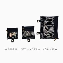 PurseN Trinity Jewelry Case -Fashion Clothing Shop pursen trinity jewelry case tjc09 on onyk inside bag sizes 91745.1683825838