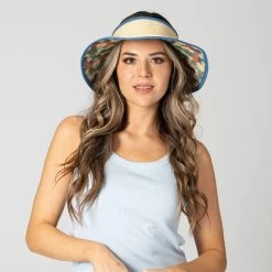 Women's San Diego Hat Company Roll Up Visor -Fashion Clothing Shop san diego hat company roll up visor UBV065 dots model 16312.1682605488