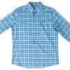 Men's Southern Point Hadley Stretch Button Down - Topsail Plaid -Fashion Clothing Shop southern point mens m hadley stretch button down hs 43 topsail topsail plaid main 18843.1685026453