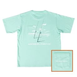 Men's Southern Point Cast Out Tee - Chalky Mint