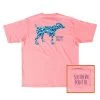 Men's Southern Point Water Camo Greyton Tee - Flamingo