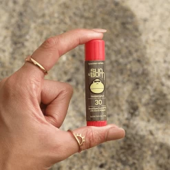 Sun Bum SPF 30 Lip Balm - Watermelon -Fashion Clothing Shop sun bum acc original spf 30 sunscreen lip balm watermelon 20 46023 lifestyle 53743.1616531143