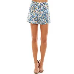 Women's TCEC Floral High Waisted Shorts
