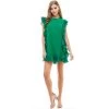 Women's TCEC Side Ruffle Trim Dress