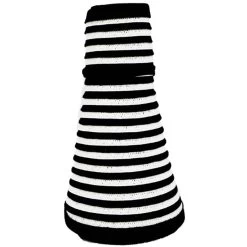 Women's San Diego Hat Company Signature Ultrabraid Large Brim Visor -Fashion Clothing Shop women san diego hat co signature ultrabraid large brim visor UBV002 OSBWS black white stripes rolled 55950.1651610241