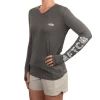 Women's Aftco Long-Sleeve Jigfish Performance Shirt -Fashion Clothing Shop womens aftco jigfish performance long sleeve shirt W61108 CHHR charcoal heather 15668.1618337951