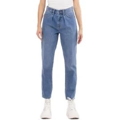 Women's Cello High Rise Slim Straight Leg Front Pleat Jean -Fashion Clothing Shop womens cello high rise slim straight with pleat WV7738SS M mediumdenim 60928.1626266675