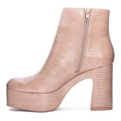 Women's Chinese Laundry Parkside Reptile Bootie -Fashion Clothing Shop womens chinese laundry parkside reptile bootie BPPF0REPF beige side 97795.1665520494