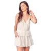 Women's Do + Be Strappy Ruffle Romper -Fashion Clothing Shop womens do be strappy ruffle romper Y21424 white main 79150.1674851546