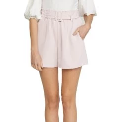 Women's Entro High-Waisted Belted Shorts