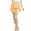 Women's Entro Smocked Ruffle Tiered Skirt