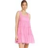 Women's Entro Square Neck Tiered Mini Dress -Fashion Clothing Shop womens entro square neck tiered mini dress d18830 pink main 63019.1683581113